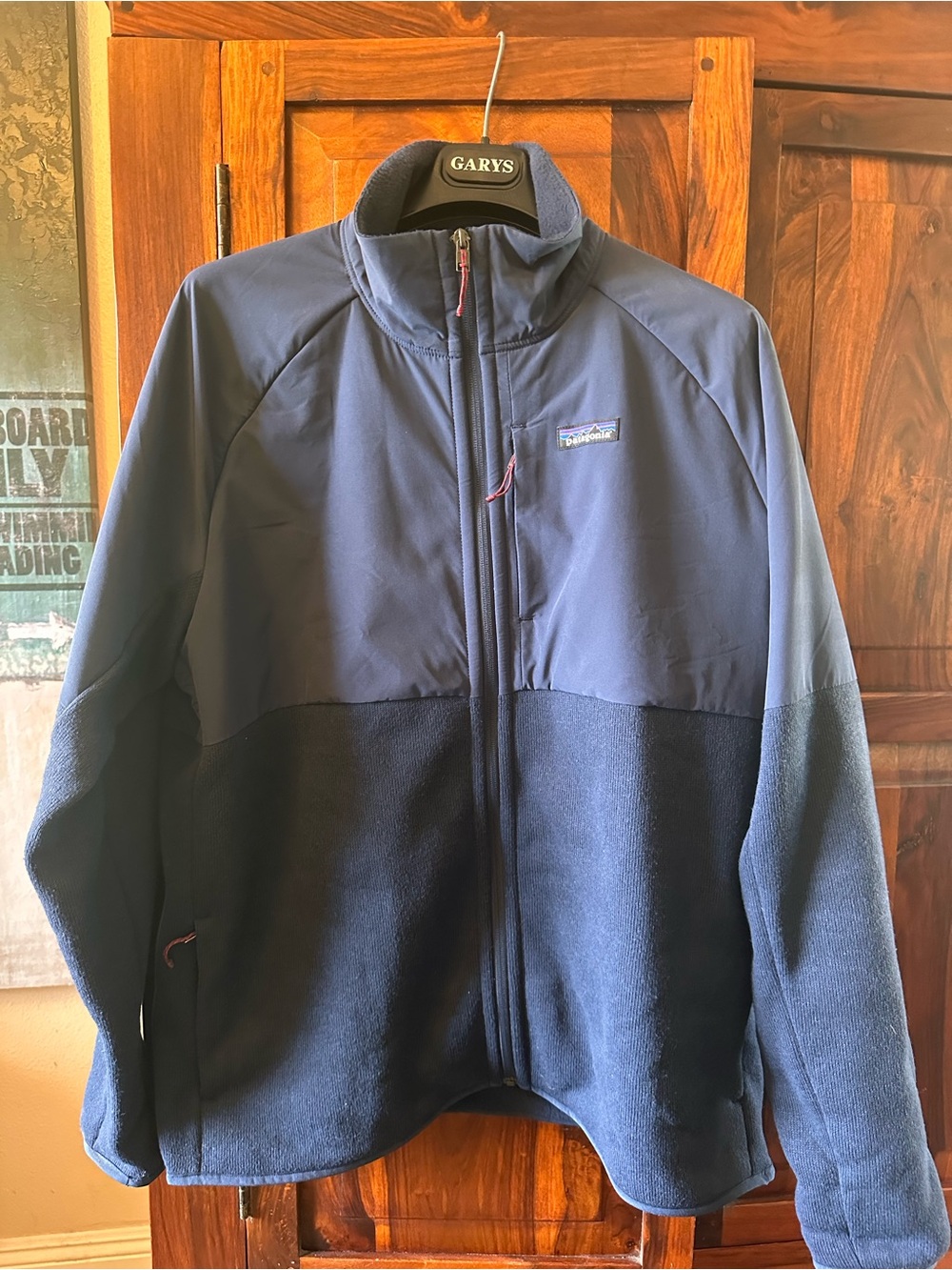 Men’s Patagonia Blue Two-Tone Lightweight Fleece Jacket